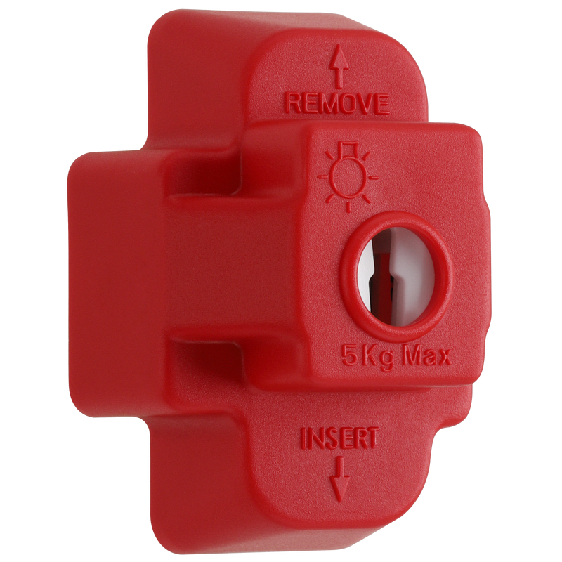 BG Electrical Ceiling Accessories - 4 pin plug - red