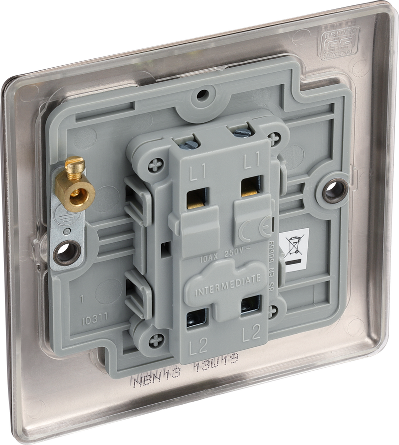 BG Electrical Nexus Metal Black Nickel - Intermediate switch