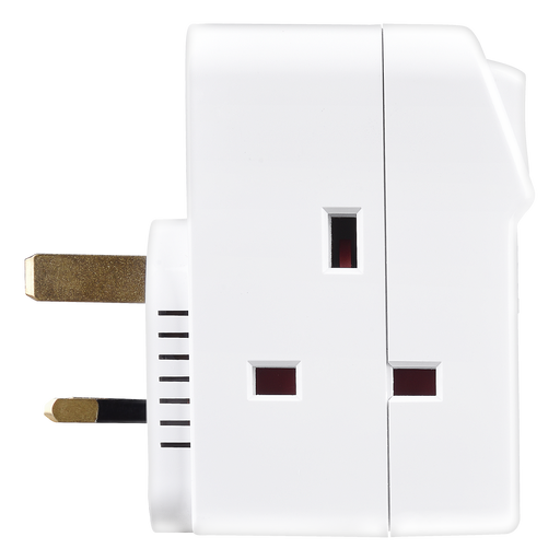 Masterplug Switched - 3 Sockets, 13A, White