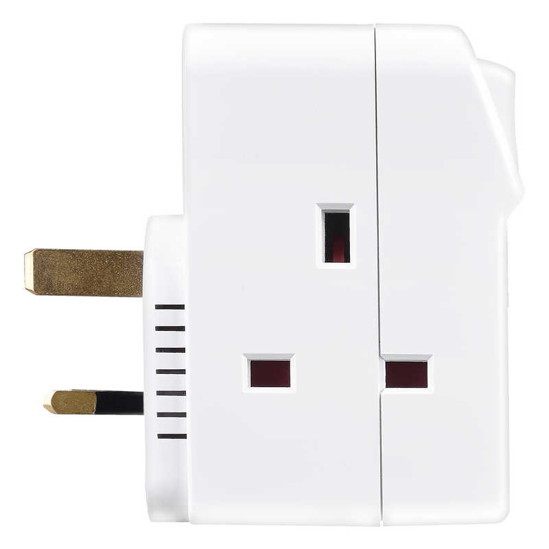 Masterplug Switched - 3 Sockets, 13A, White