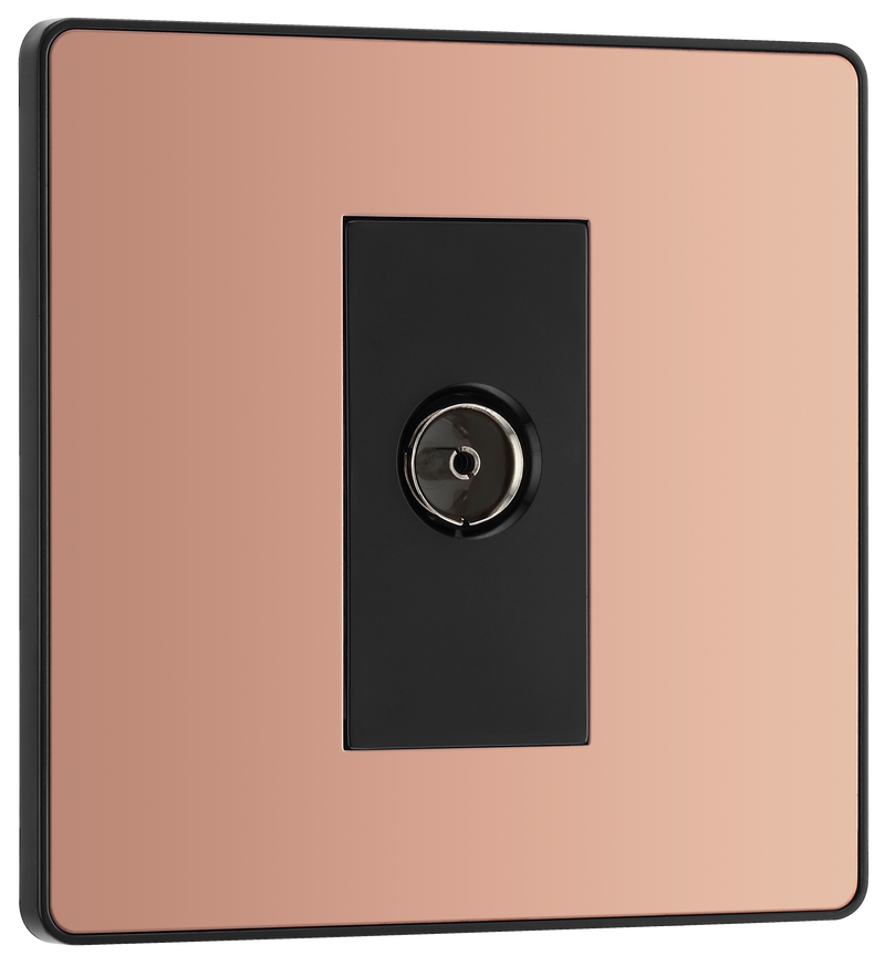 BG Electrical Evolve Polished Copper - Single, co-axial