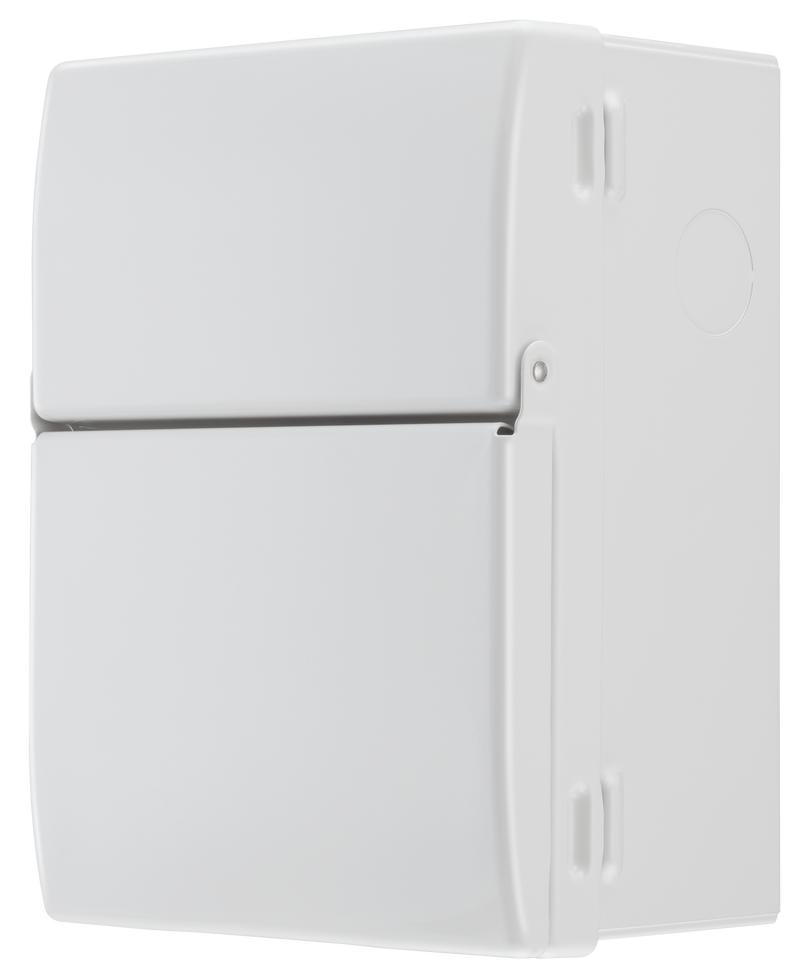 Sync Energy EV Circuit Protection - 5 Module EV Consumer Unit 100A with Main Switch, MCB SPD, IP20 - White
