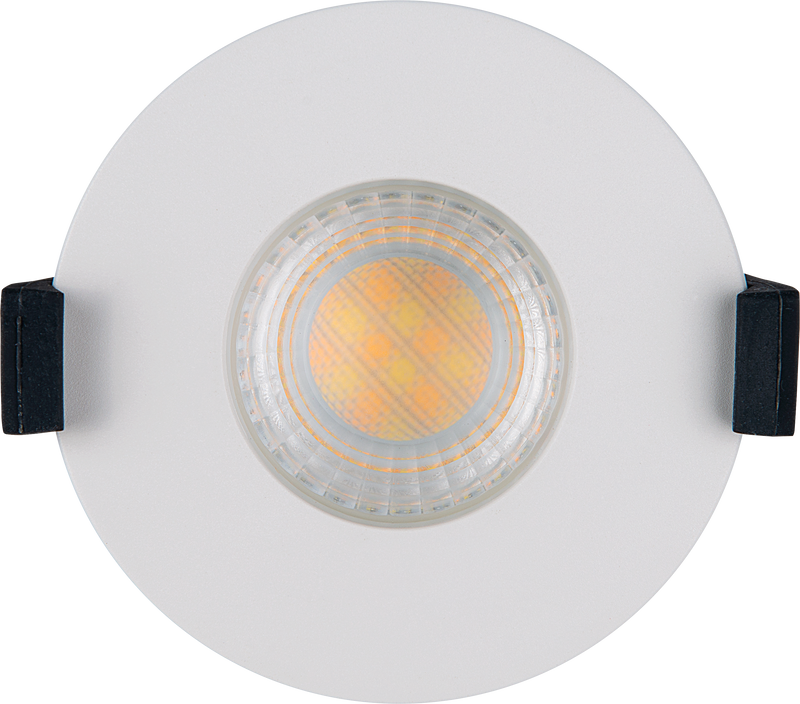 Luceco Elite - FType Elite Fire Rated Downlight 4W/6W 690lm Power Change with 4Colour CCT 2700, 3000, 4000K, 6000K Dimmable IP65 White - Flat - 10 pack