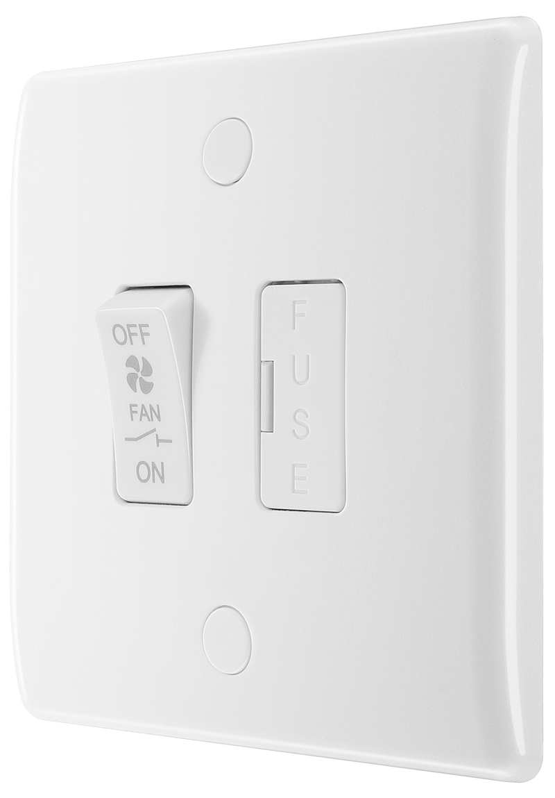 BG Electrical 800 Series - 3 pole fan isolator, fused