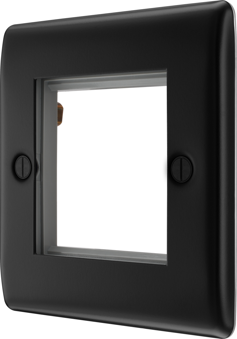 BG Electrical Euro Module - 2 module - square