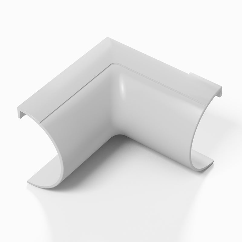 D-Line Trunking - 50x25mm White Internal Bend
