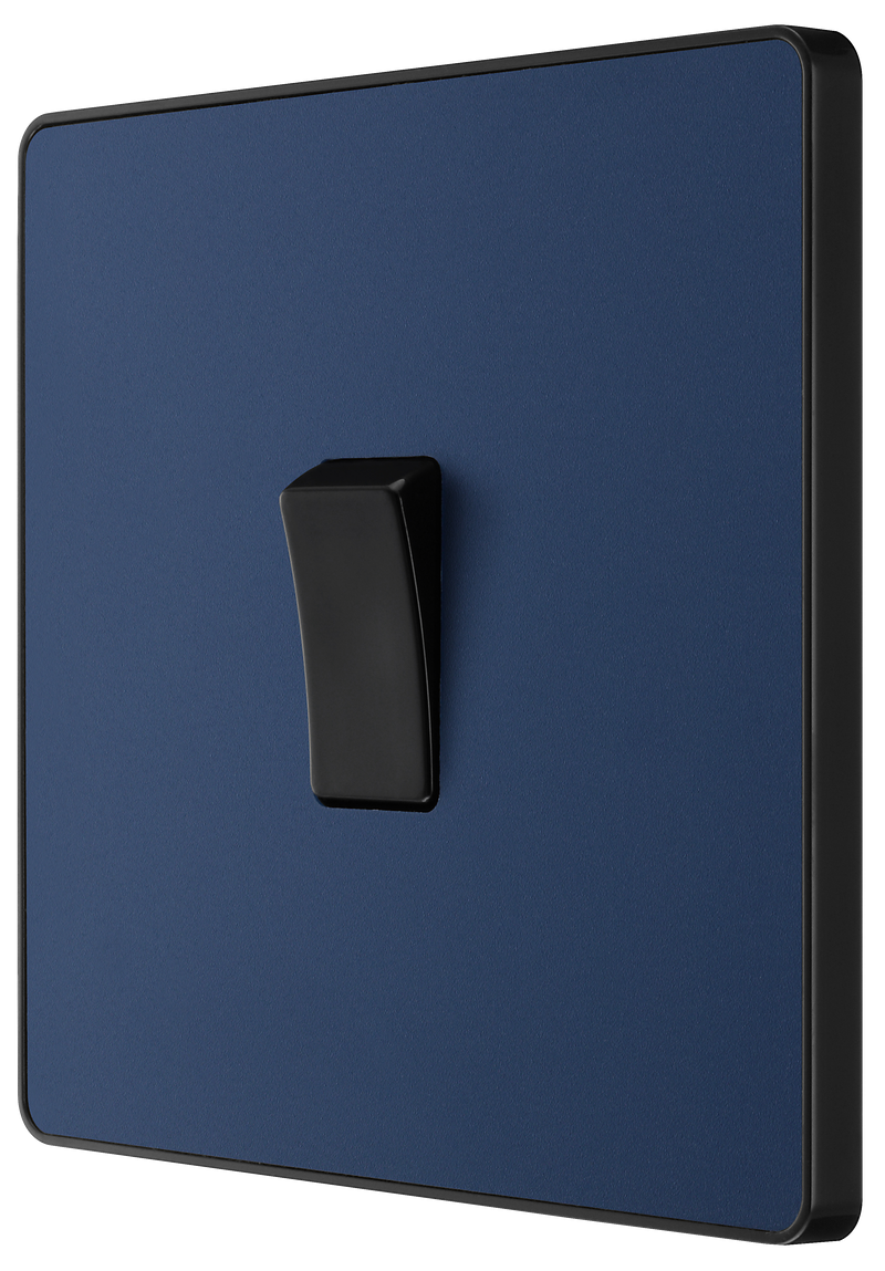 BG Electrical Evolve Matt Blue - Single, 2 way switch