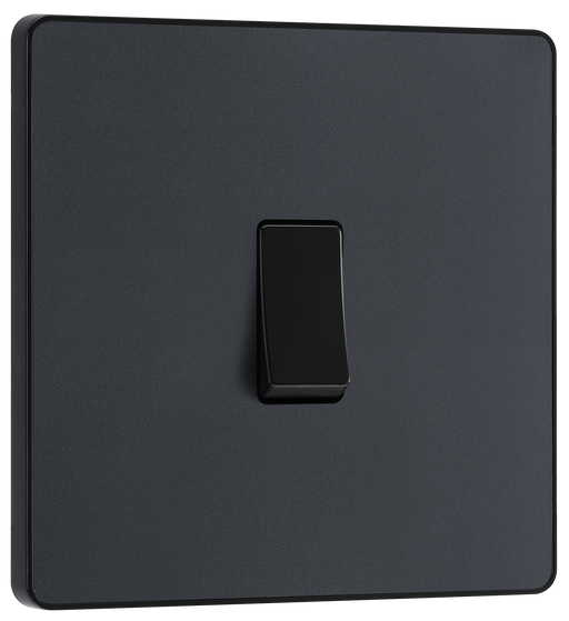 BG Electrical Evolve Matt Grey - Single, 2 way switch