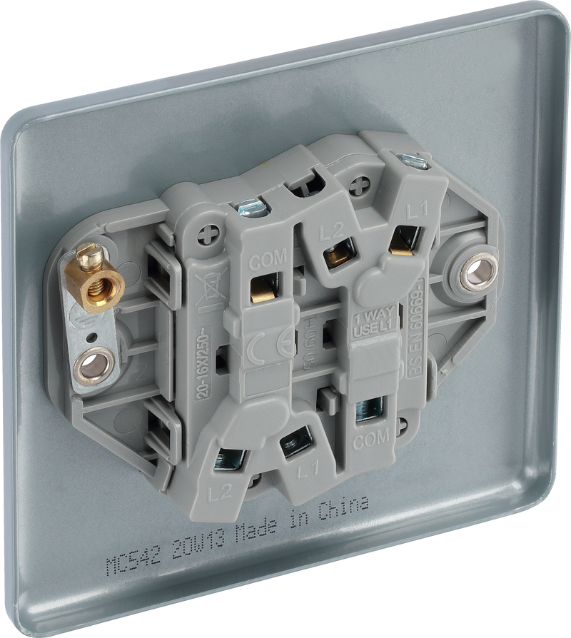BG Electrical Metal Clad - Double, 2 way switch