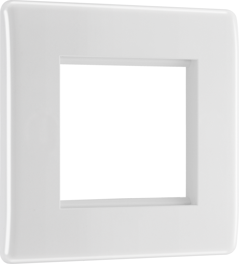 BG Electrical Euro Module - 2 module - square
