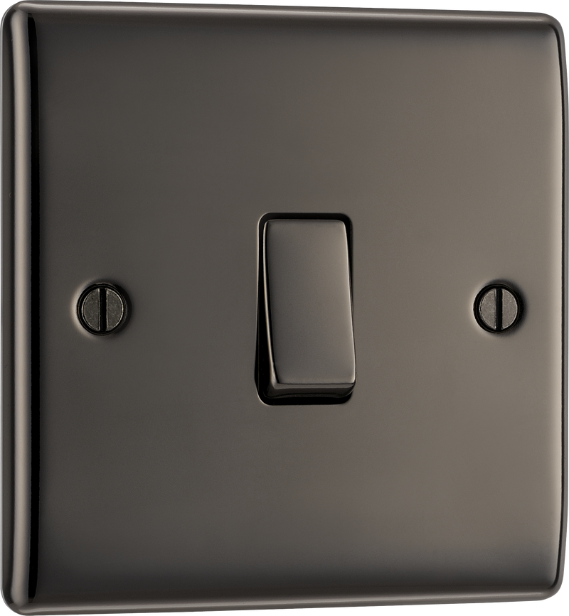 BG Electrical Nexus Metal Black Nickel - Single, 2 way switch