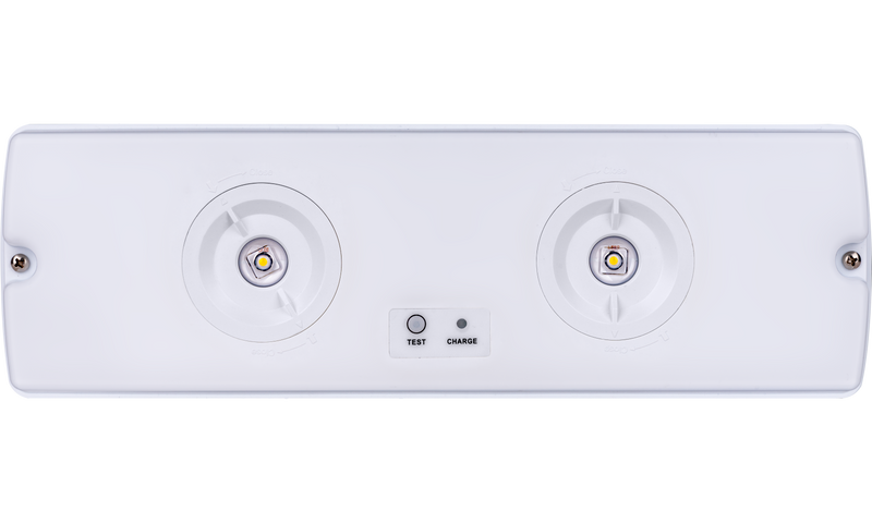 Luceco Tempus Dual - Tempus Dual Bulkhead Extra, 3hr, IP65, 6.5W, 800lm