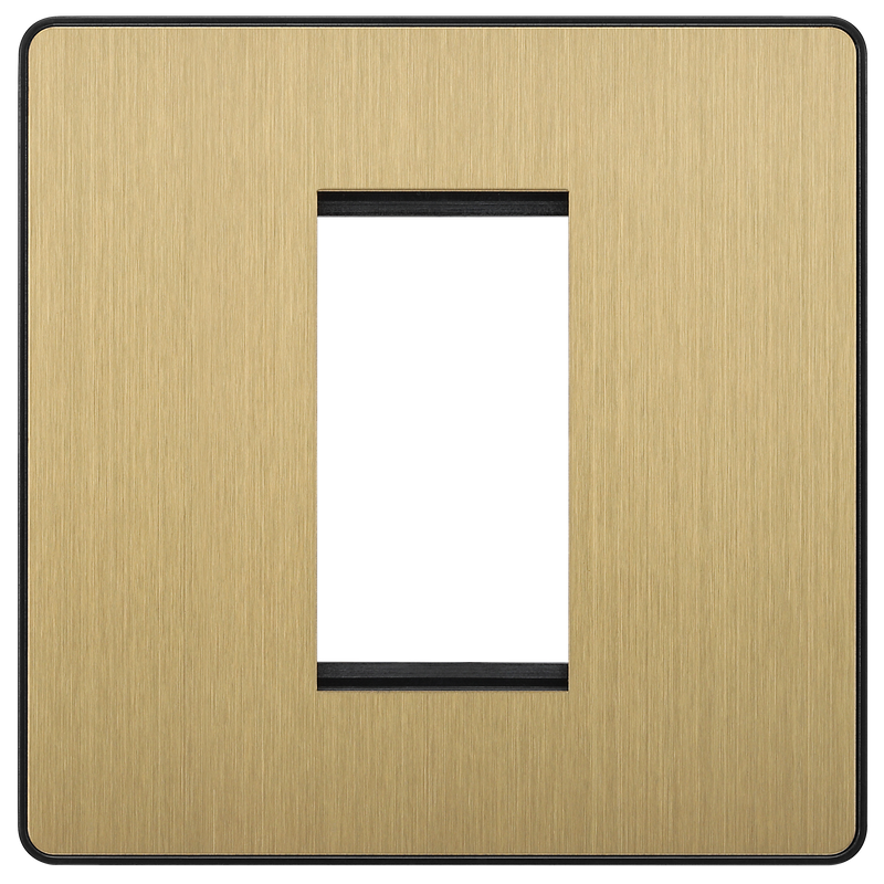 BG Electrical Euro Module - 1 module - square