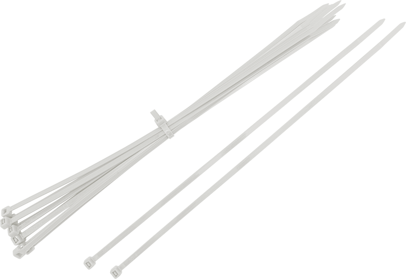 BG Electrical Contractor - Cable Tie, Natural, 370mm x 4.8mm, 100pk