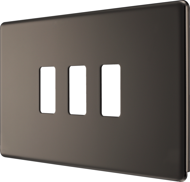 BG Electrical Grid - 3 module, rectangular