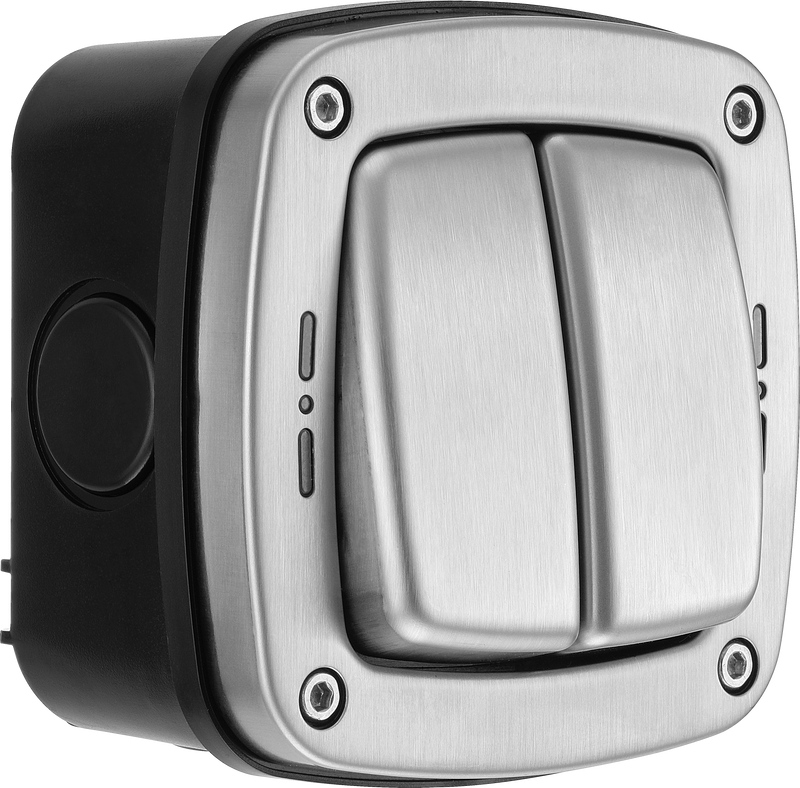 BG Electrical Weatherproof Decorative - Double, 2 way, IP66