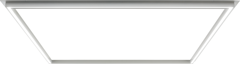 Luceco Luxframe - LuxFrame RAL 9016 recessed panel 595x595mm 3500lm 41w dim