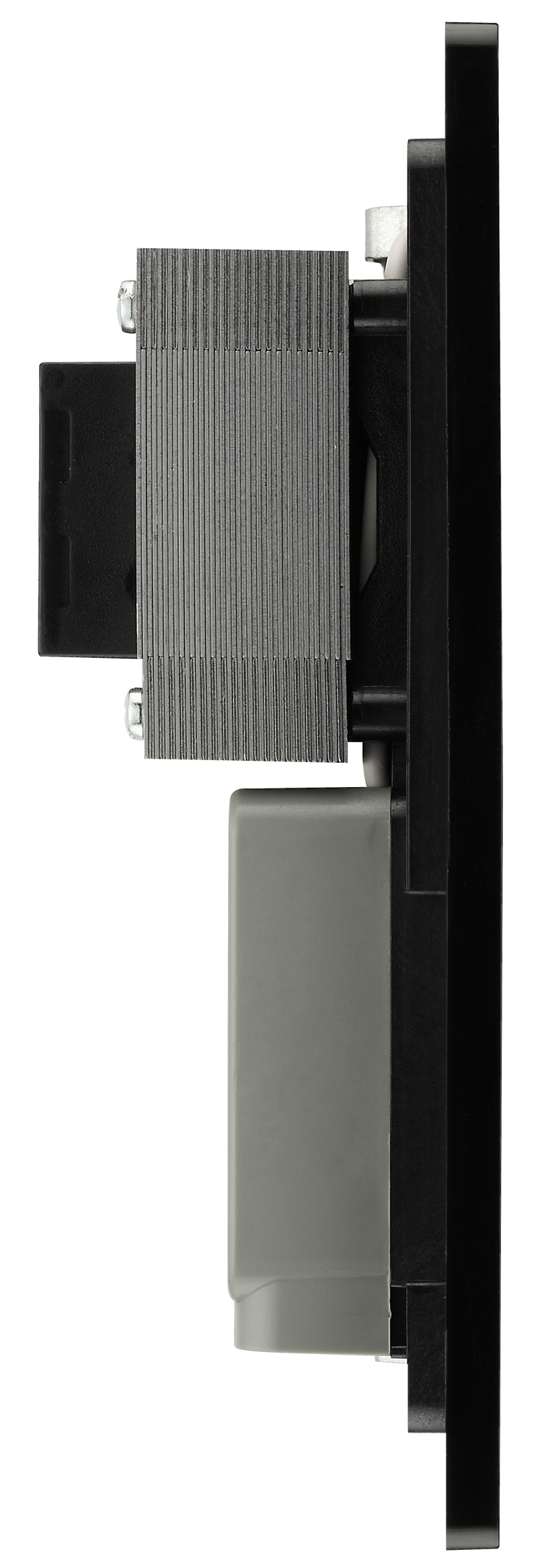 BG Electrical Evolve Matt Black - Double switched, double pole