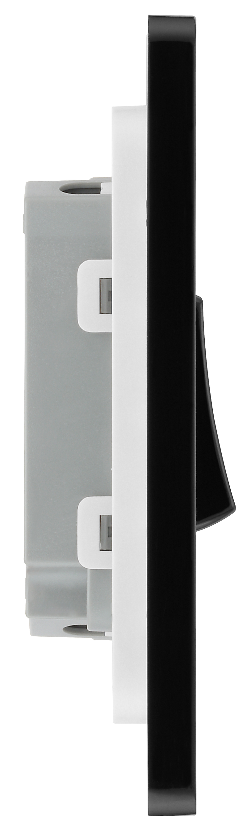 BG Electrical Evolve Black Chrome - Double, 2 way switch