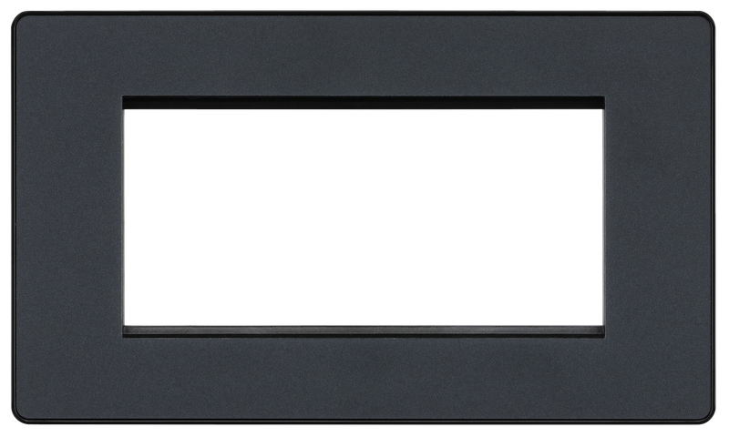 BG Electrical Euro Module - 4 module - rectangular