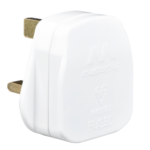 Masterplug Basic - 3A, White