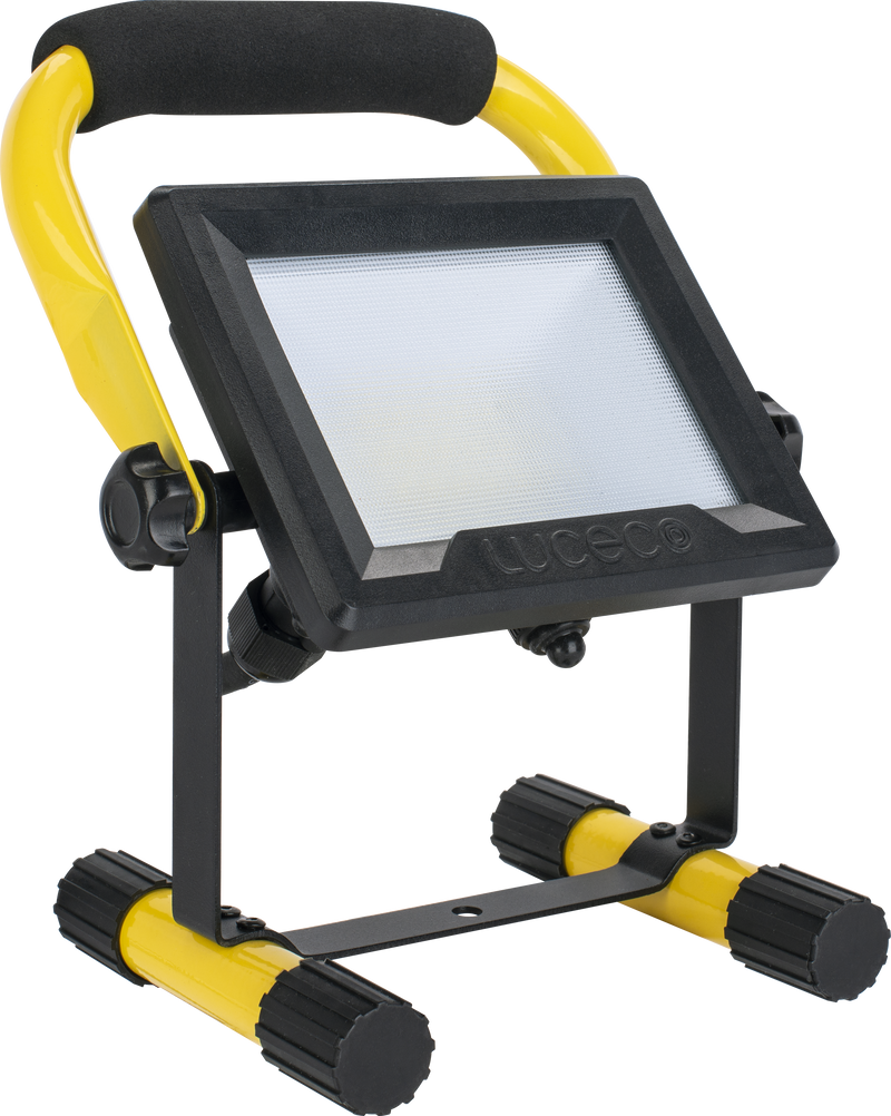 Luceco Portable - Site 110V Portable Work Light 1800lm 22w + 16a Plug