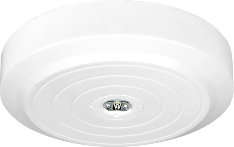 Luceco Standard Recessed - Tempus emergency downlight surface 120 lumens with open area optic