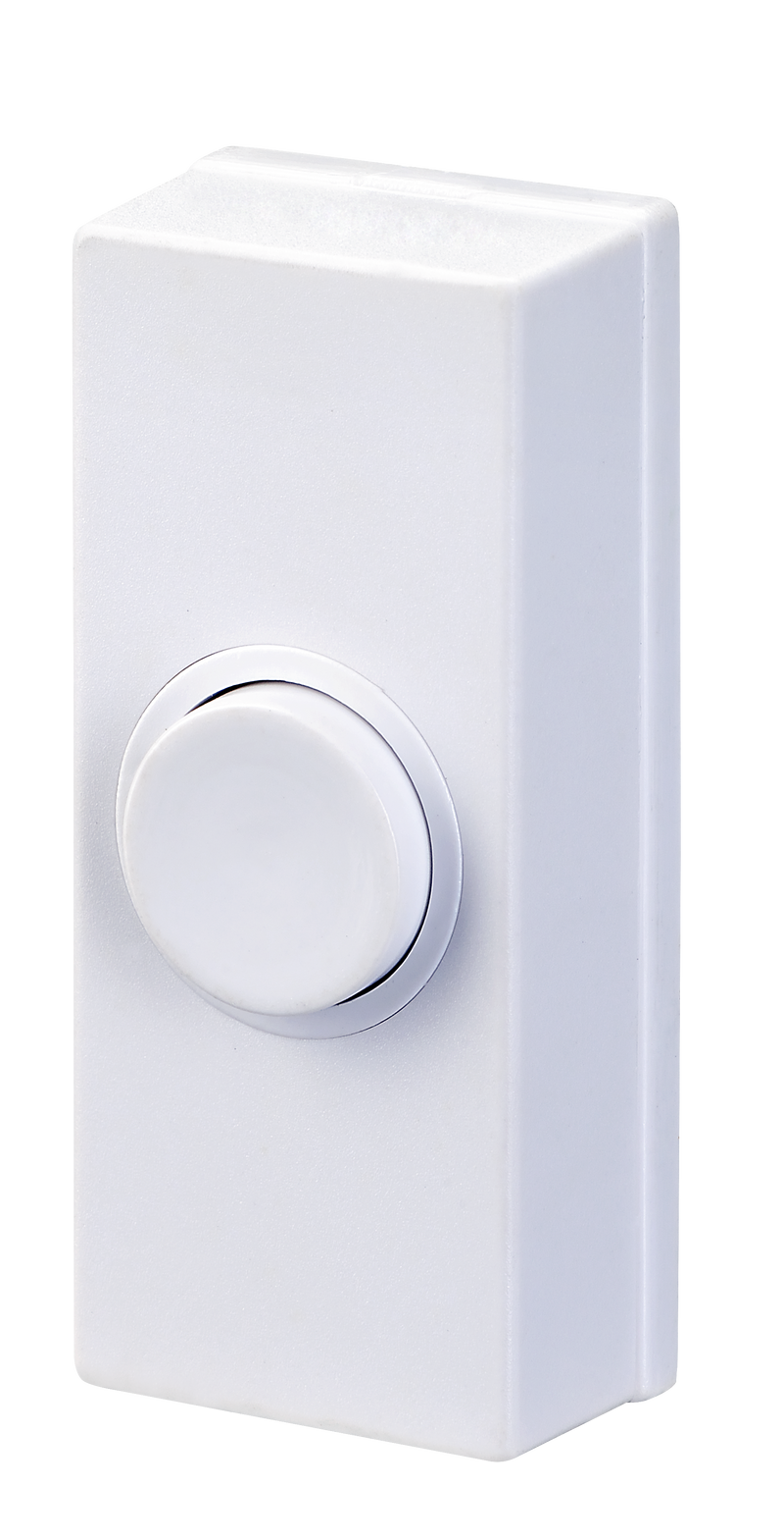 BG Electrical Contractor - Bell Push for BG Wired Door Chime, White