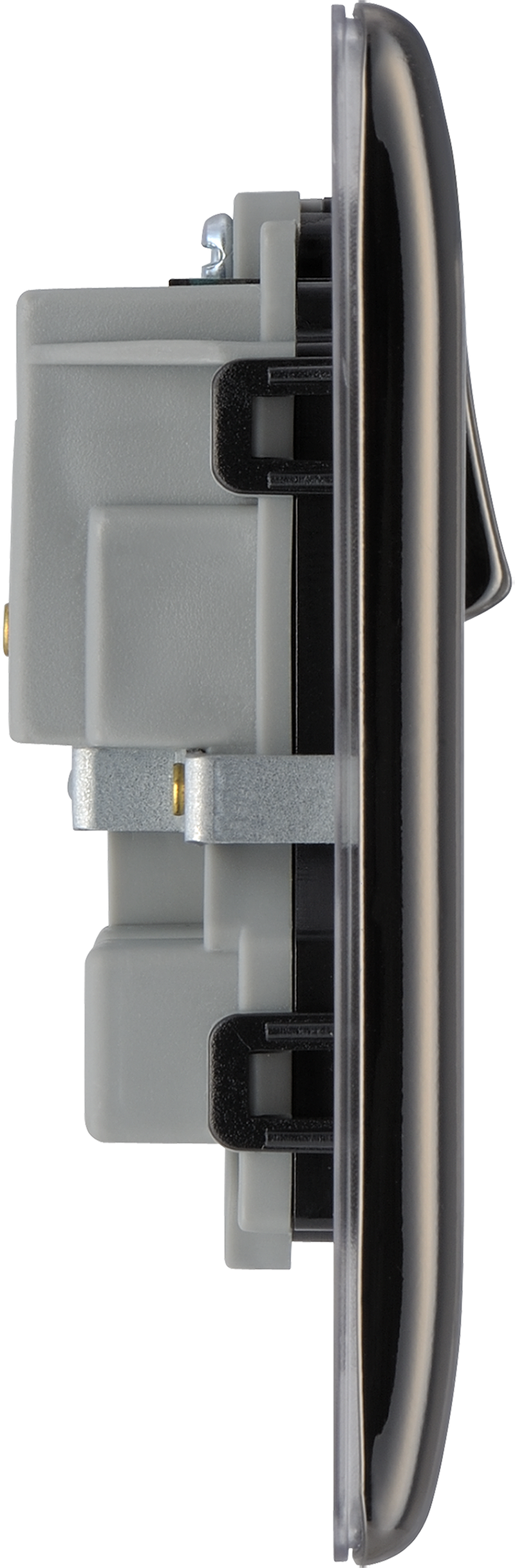 BG Electrical Nexus Metal Black Nickel - Double switched, double pole
