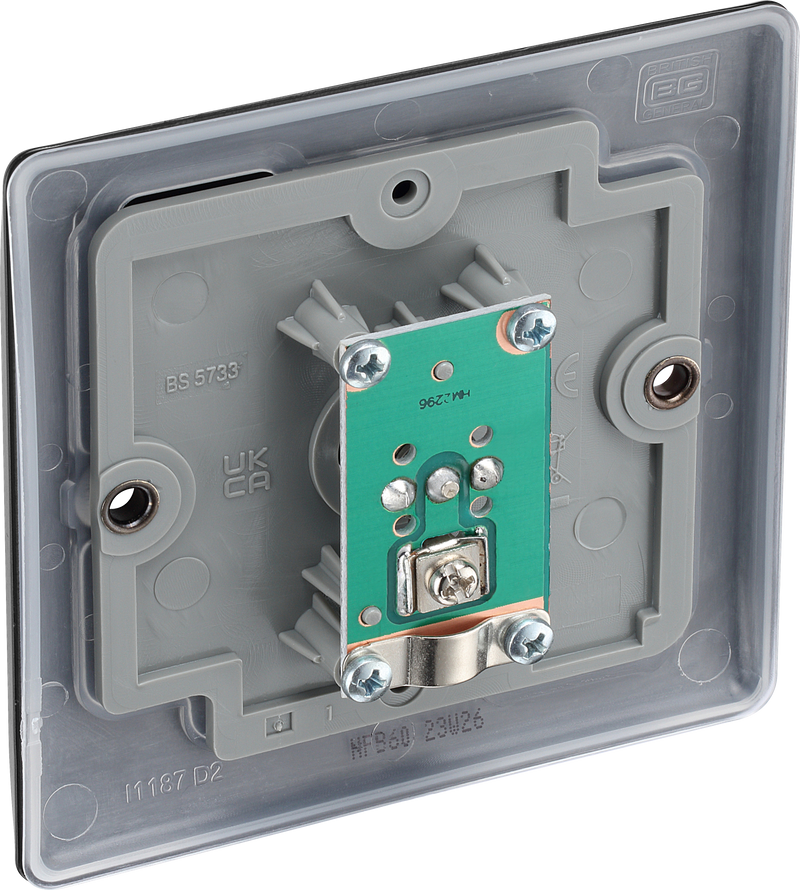 BG Electrical Nexus Metal Matt Black - Single, co-axial