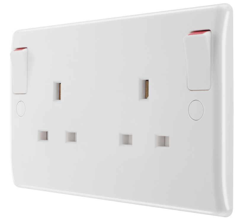 BG Electrical 800 Series - Double switched,double pole, outboard rockers