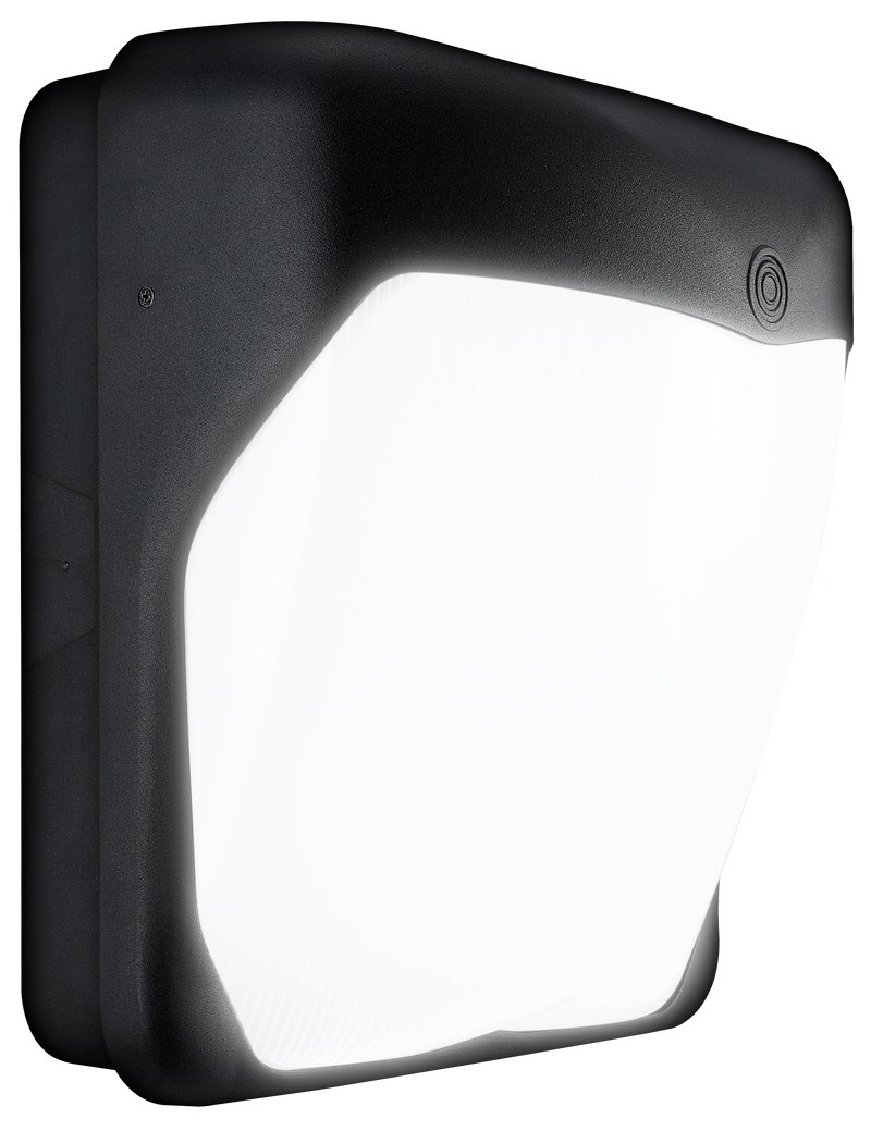 Luceco Fortis - Fortis wallpack w-mt IP65 bulkhead 315mm 1500lm 15w em dim