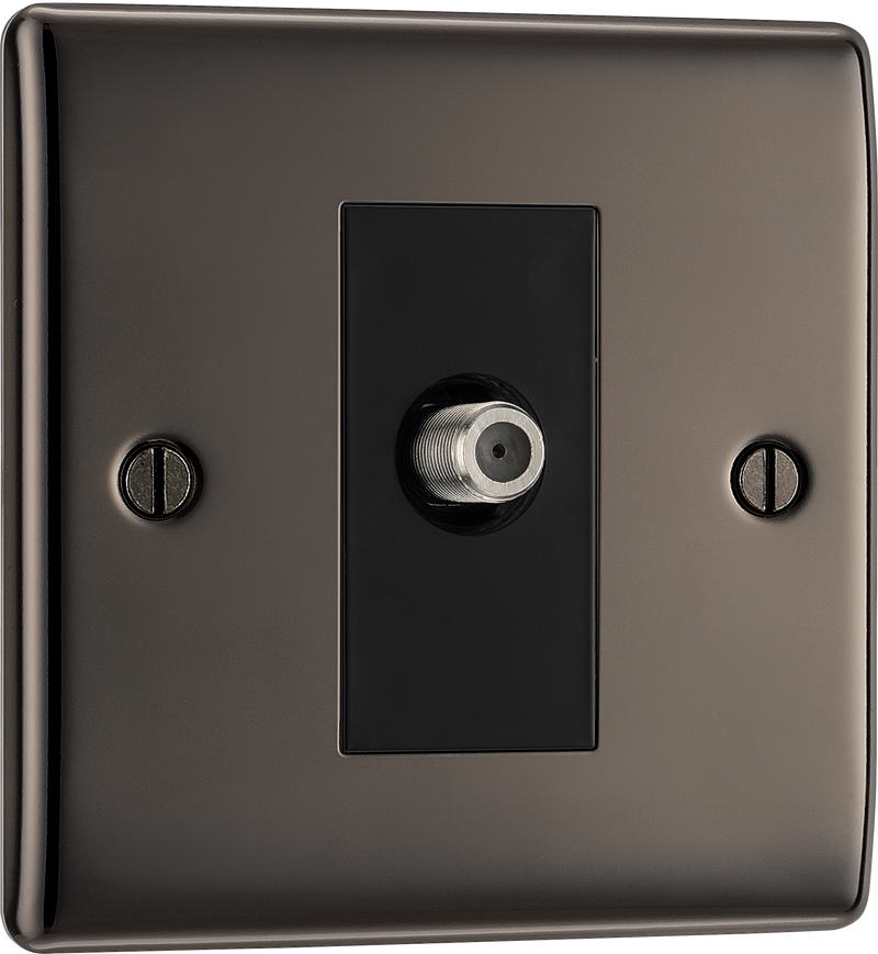 BG Electrical Nexus Metal Black Nickel - Single, satellite
