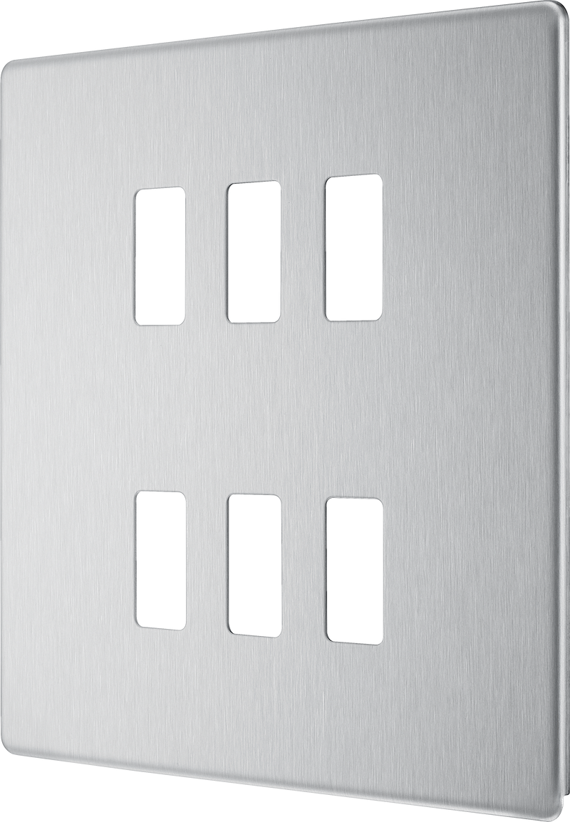 BG Electrical Grid - 6 module, square