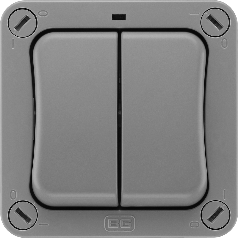 BG Electrical Weatherproof Storm - Double, 2 way, IP66