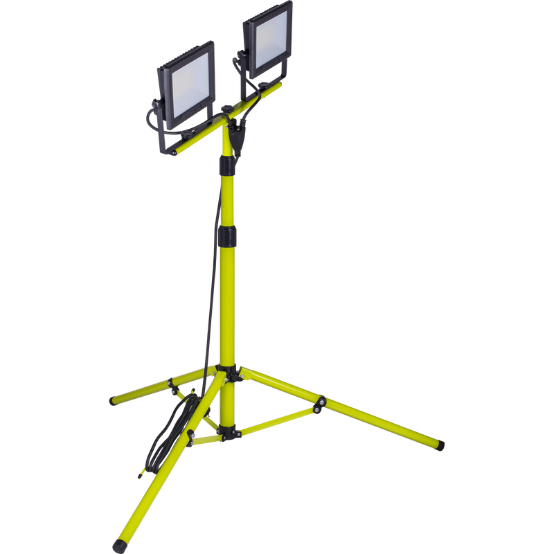 Luceco Tripod 20w - Eco worklight tripod twin 50W heads