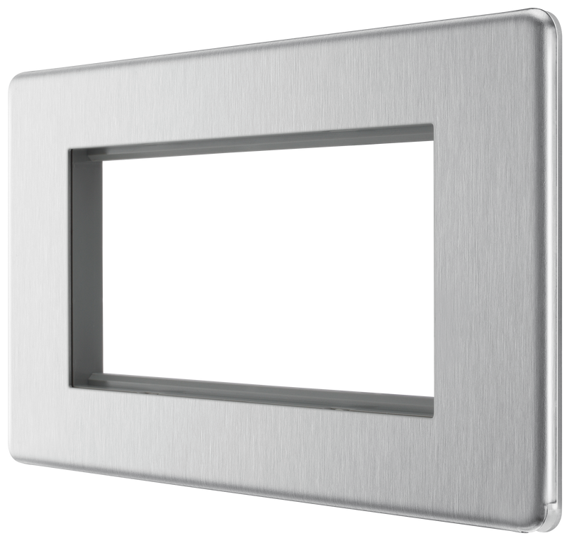 BG Electrical Euro Module - 4 module - rectangular