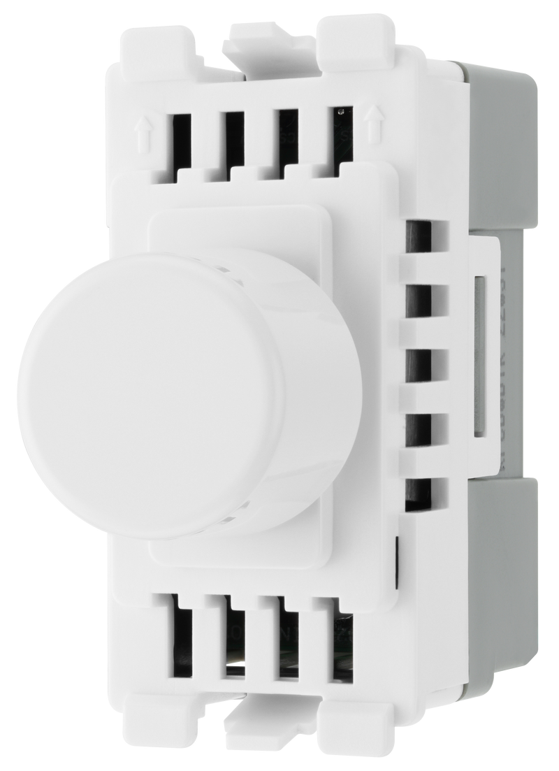 BG Electrical Grid - 2 way, Intelligent Dual Mode Dimmer (EVOLVE WHITE)