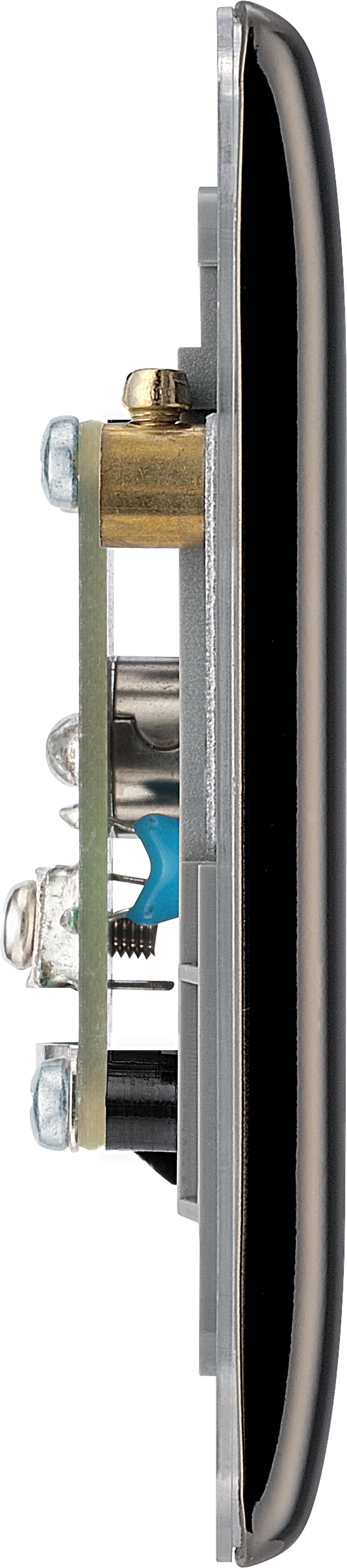 BG Electrical Nexus Metal Black Nickel - Double, isolated, co-axial