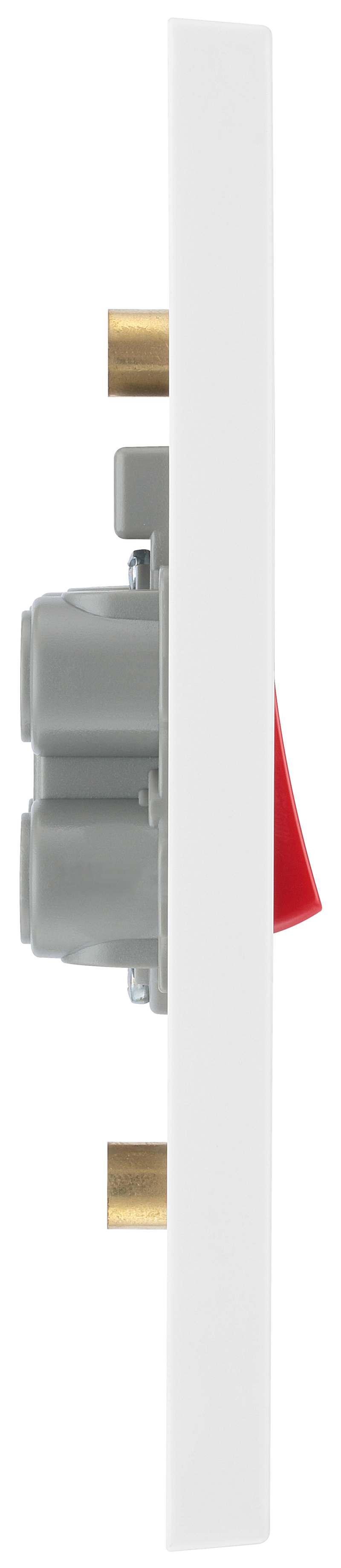 BG Electrical 900 Series - 45A, double pole, large plate, with indicator