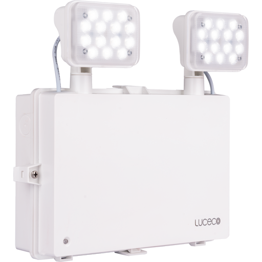 Luceco Tempus Dual - Tempus Dual Adjustable Twin Spotlight, 3.5W, 400lm