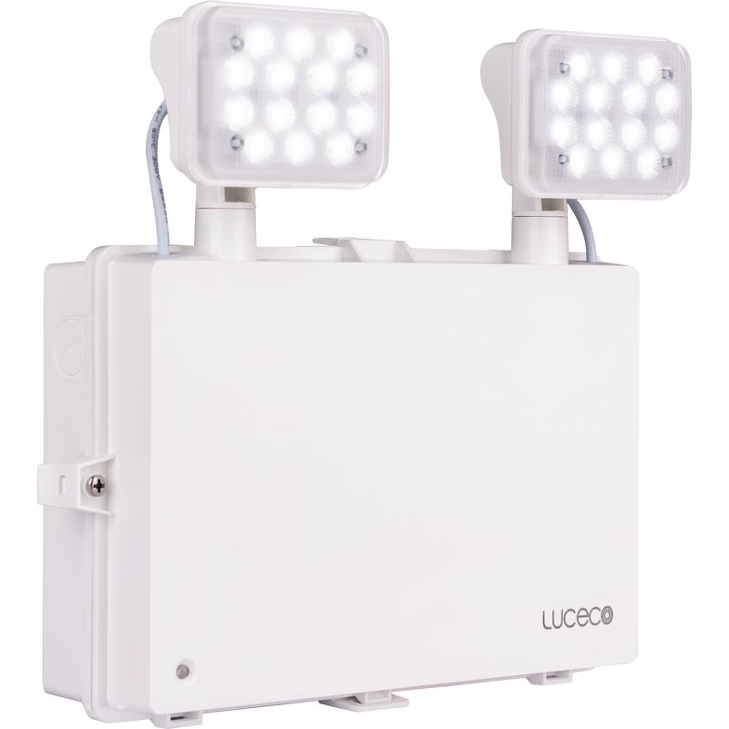 Luceco Tempus Dual - Tempus Dual Adjustable Twin Spotlight, 3.5W, 400lm