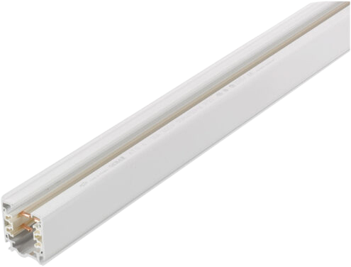 Luceco 3 Circuit Track - Surface Mounted 3 Circuit Track White 1000MM Length