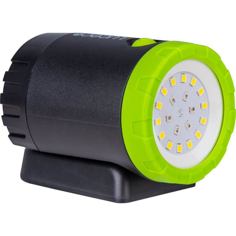 Luceco Magnetic Torch - LED Mini Spotlight with Magnet and Clamp, USB-C Rechargeable, 3 Lighting Modes, Inspection Light, Hands-Free Operation, IP44, 5W, 500lm, 6500K