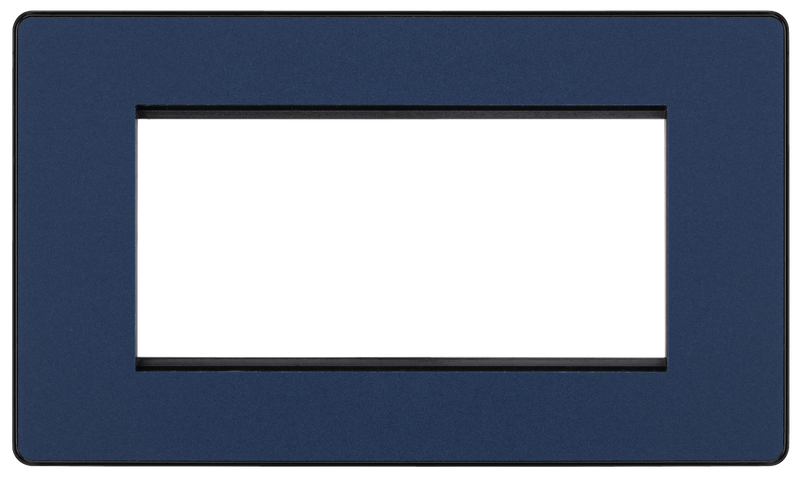BG Electrical Euro Module - 4 module - rectangular