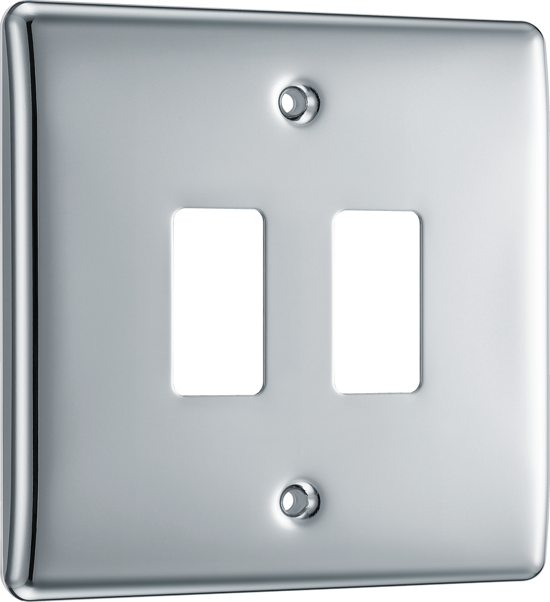 BG Electrical Grid - 2 module, square