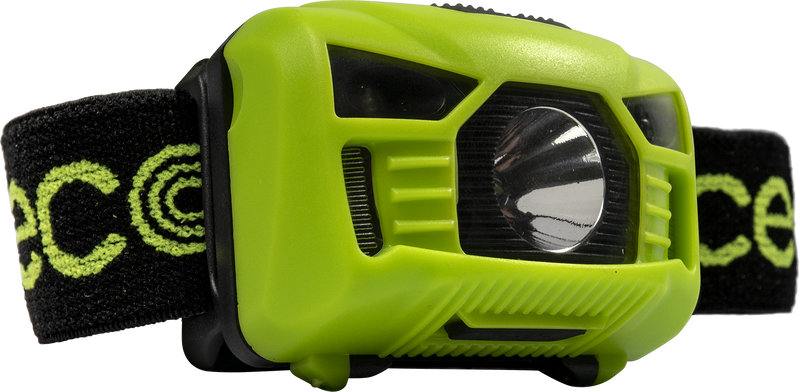 Luceco Head Torch - Hands-Free Operation: Choose between the on/off switch or PIR motion sensing function. Ideal when hands a full, or covered in paint or oily after working on a car.