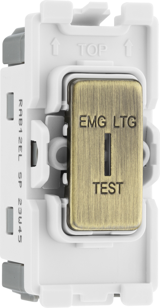 BG Electrical Grid - 2 way, single pole, EMG LTG TEST