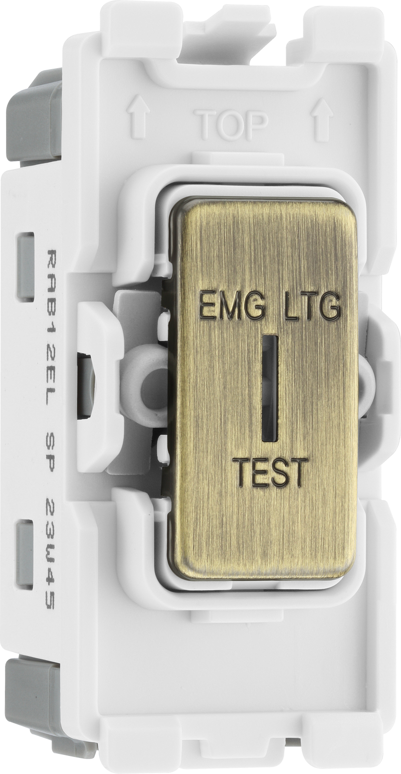 BG Electrical Grid - 2 way, single pole, EMG LTG TEST