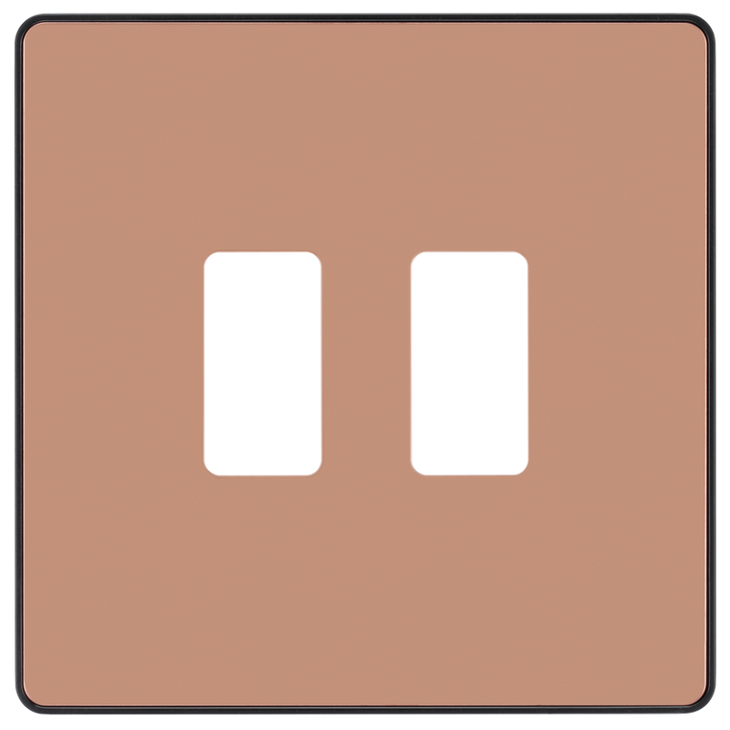 BG Electrical Grid - 2 module, square